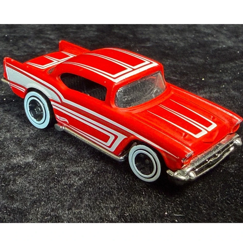 Hot Wheels-Chevy Nomad, 57 Chevy Bel Air Red Flame & Pinstripe, Diecast Lot of 3